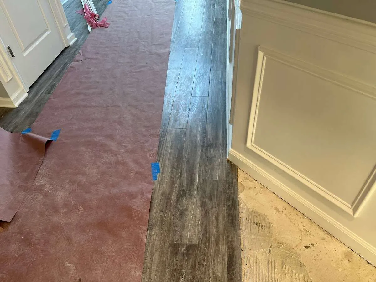 Completed marble shower restoration in White Center